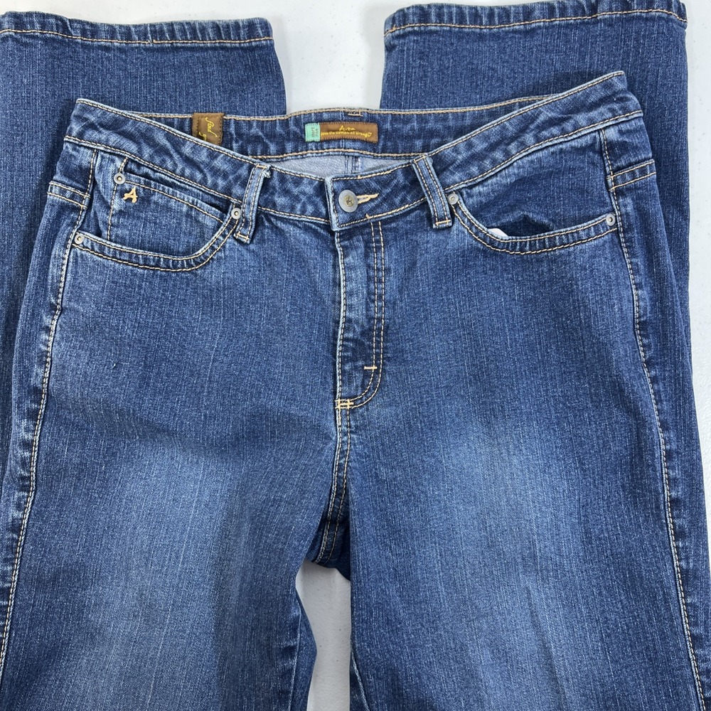 Aura Wrangler Women's Western Cowgirl Blue Denim Rodeo Jeans Size 12P